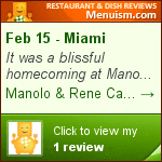 Menuism Restaurant Reviews