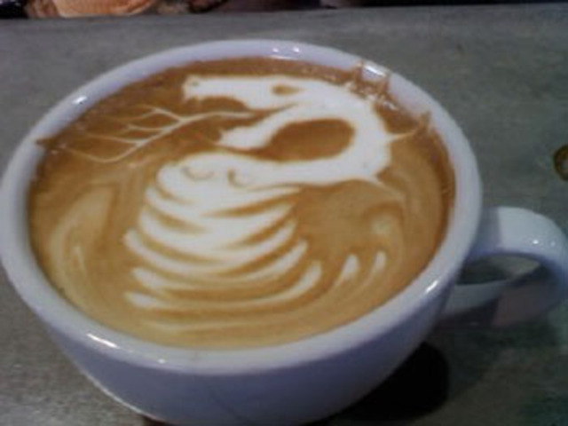 Dragon Latte Art
